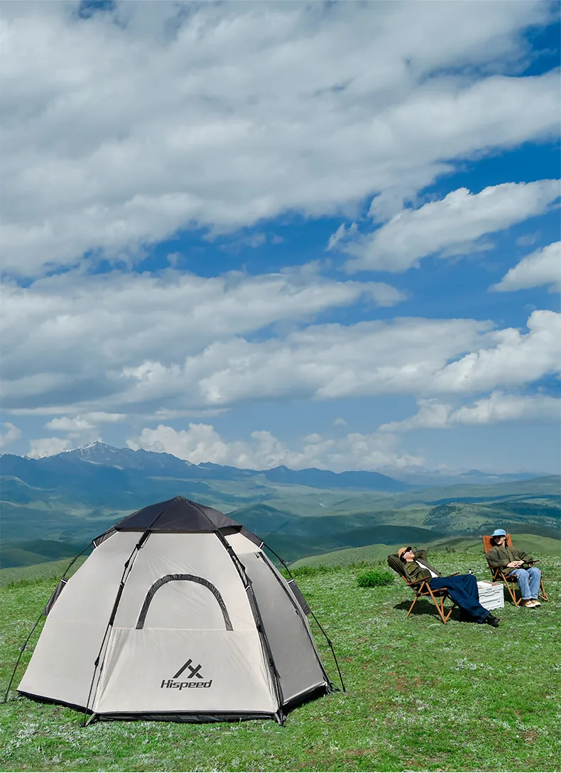 4-6 Person Double-Layer Hexagon Tent, camping gallery photo